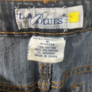 L.A. Blues Women's Straight Leg Jeans - Blue